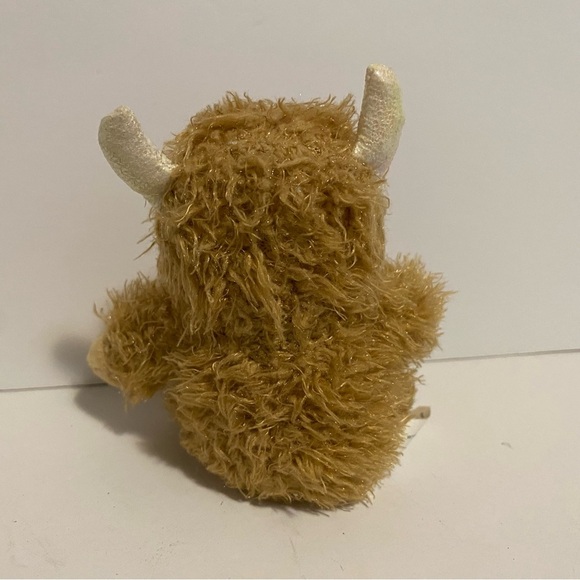 Russ Petooties Yak Plush Mini 5” Stuffed Animal Toy Tan Brown Small Beanie Beans - Picture 3 of 5